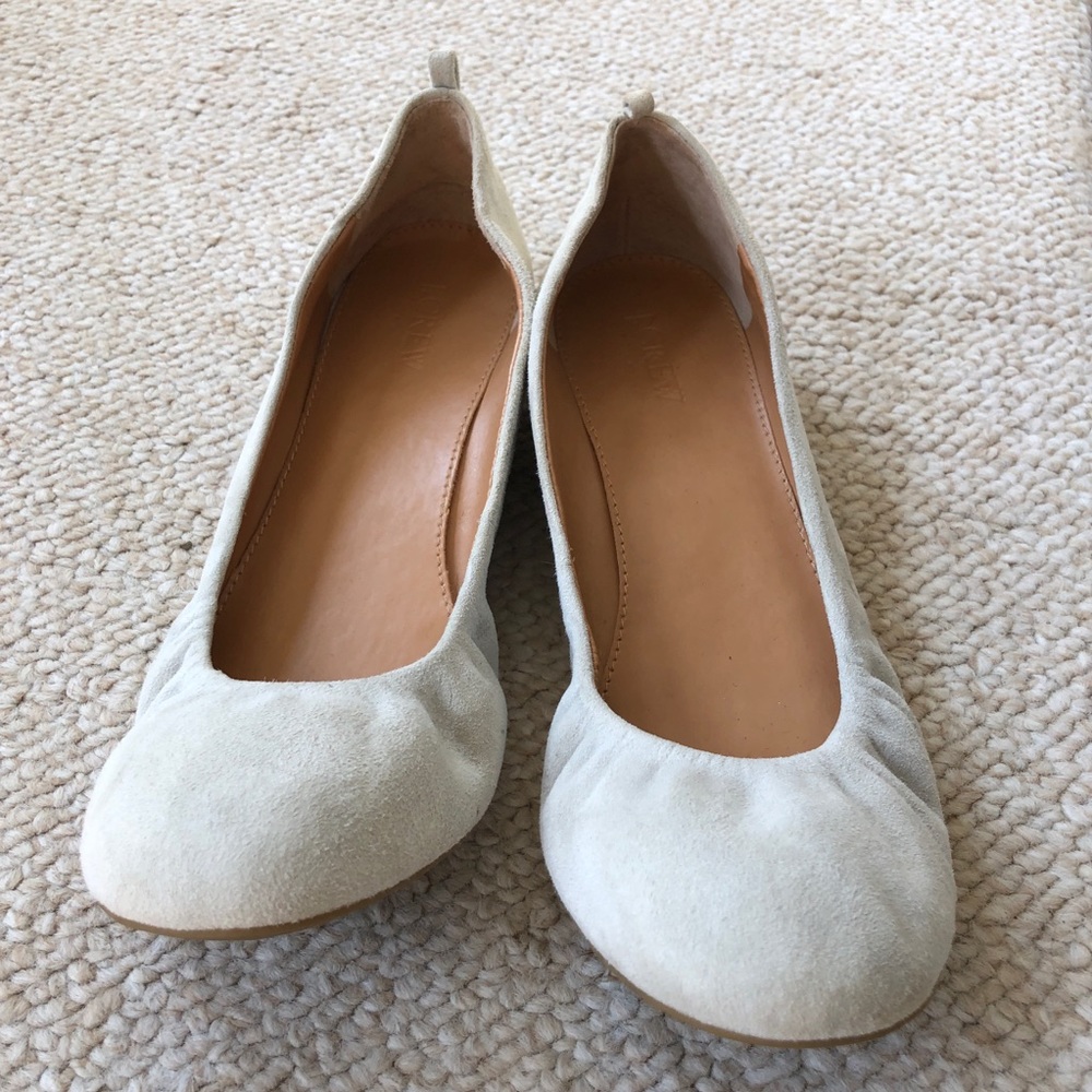 J. Crew Flats Suede